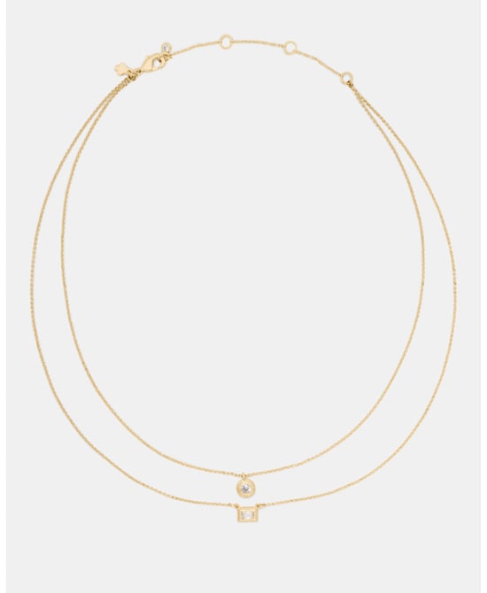 Elegant Edge Double Necklace Set - Image 3