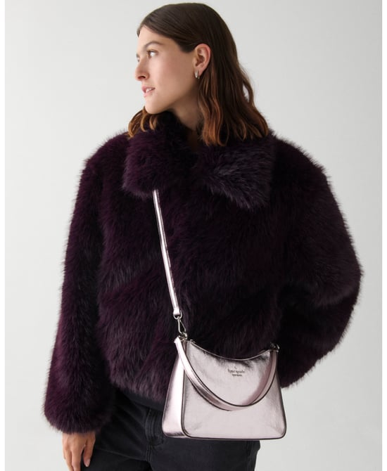 Margot Crinkle Metallic Convertible Shoulder Bag - Image 2