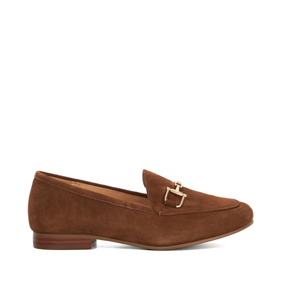 Dune Ladies Wf Glair - Wide Fit Almond Toe Buckle Detail Loafers - Image 2