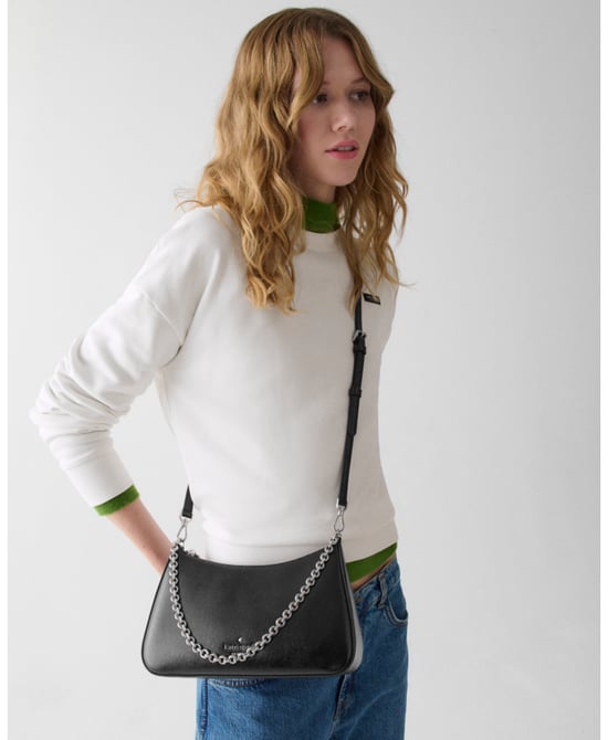 Margot Textured Patent Leather Convertible Crossbody - Image 2
