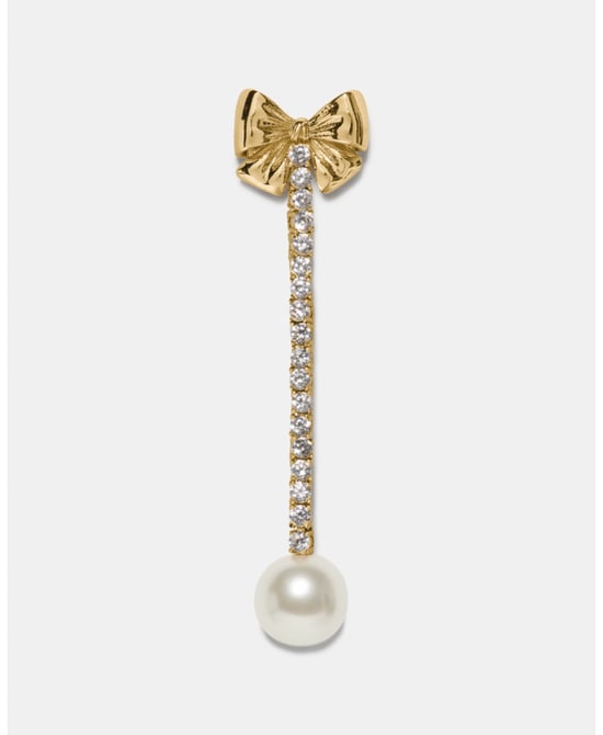 Bling And Bows Linear Earring - Image 3