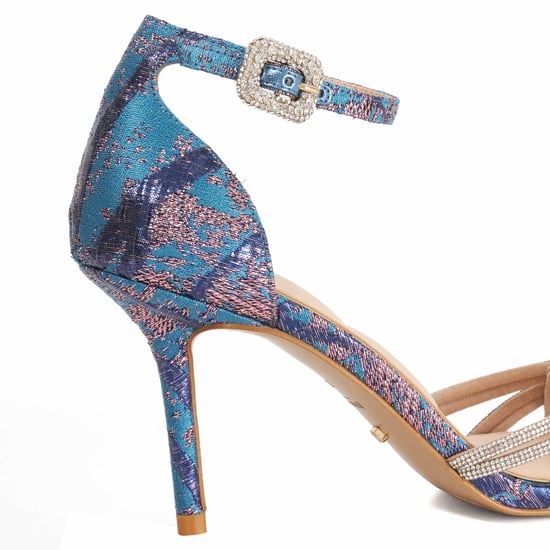 Dune Ladies Mirror - Two Part Mid Heeled Sandals - Image 5