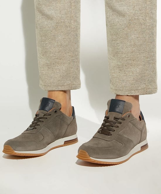 Dune Mens Wf Trilogy - Wide Fit Lace-Up Runner Trainers - Image 3