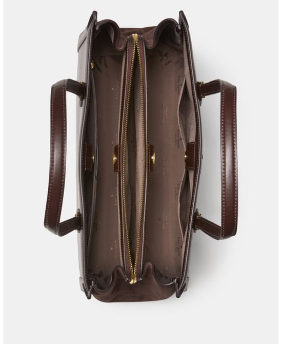 Madison Suede Large Laptop Tote - Image 4