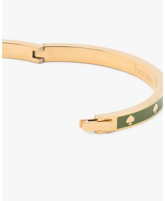 Enamel Hinged Bangle - Image 3
