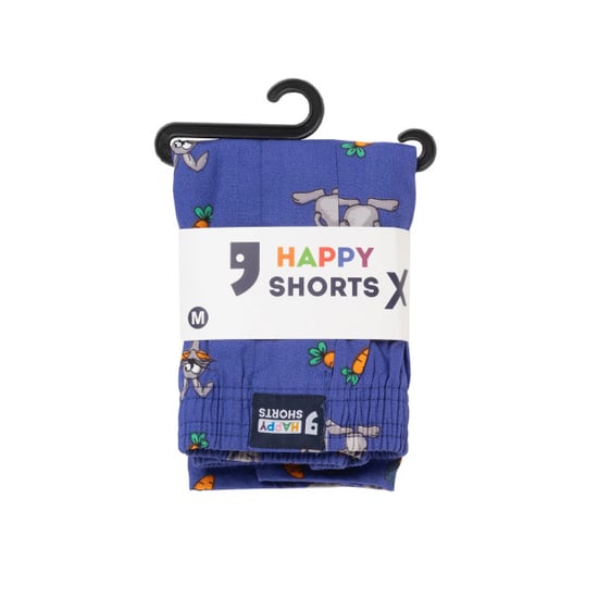 Happy Shorts X heren wijde boxershort met binnenbroek haas print - Image 3