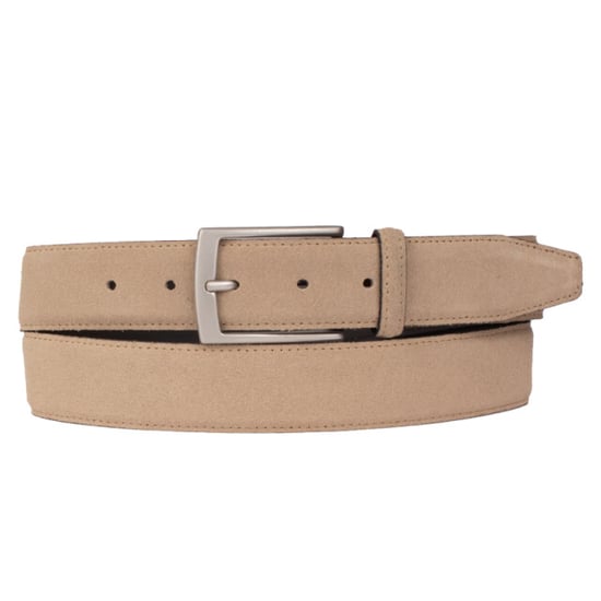 PRESLY & SUN Ps35-46 700 nude suede heren riem - Image 1