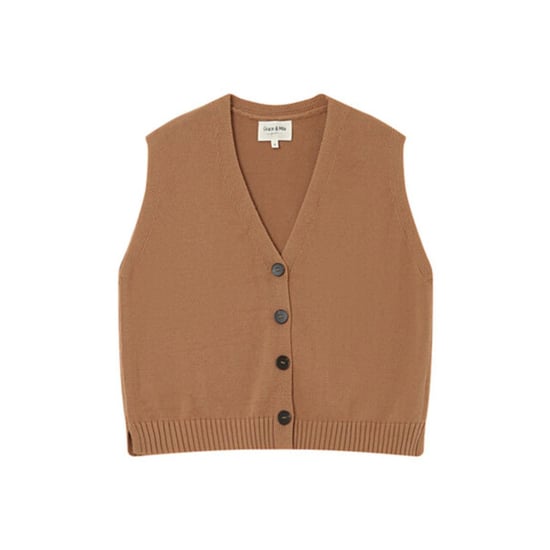 Grace & Mila Pancake gilet camel - Image 3