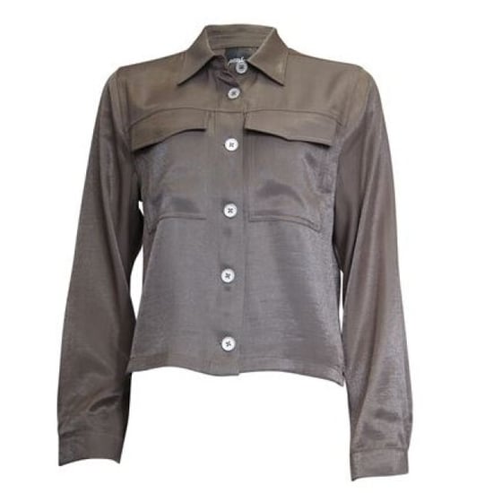 Poools Shiny jacket 433105-olive - Image 1