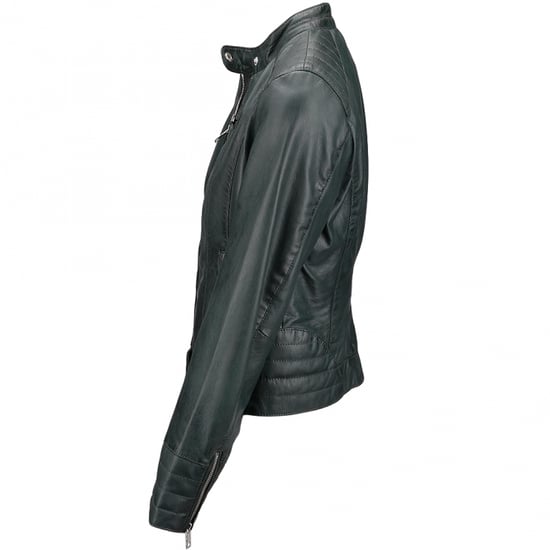 'Essen' Real Leather Biker Jacket - Image 2