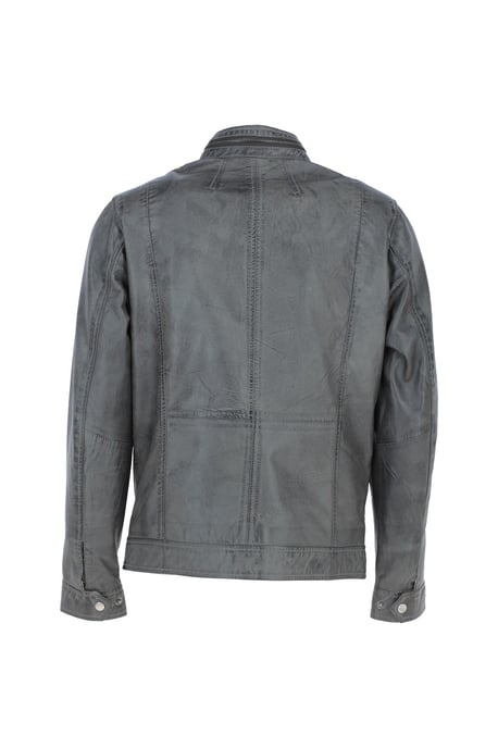 'Edinburgh' Real Leather Bomber Jacket - Image 3