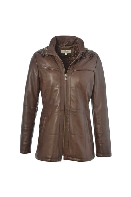'Molly' Real Leather Jacket - Image 2