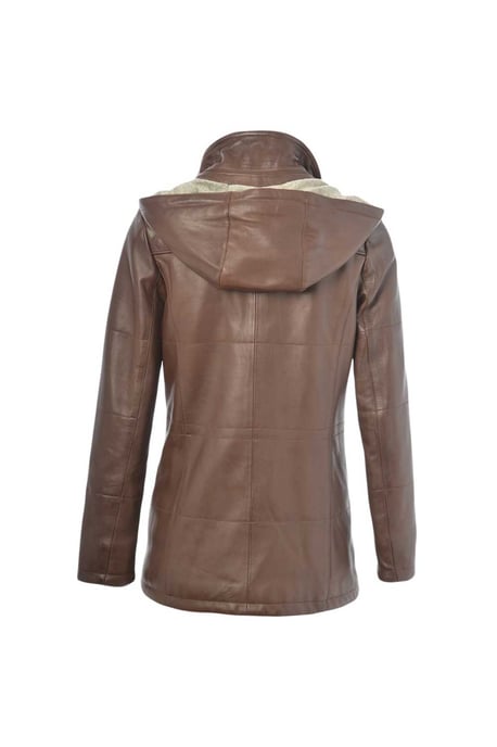 'Molly' Real Leather Jacket - Image 4
