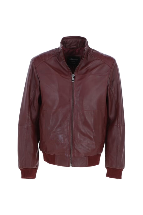 'Firenze' Exquisite Real Leather Bomber Jacket - Image 2