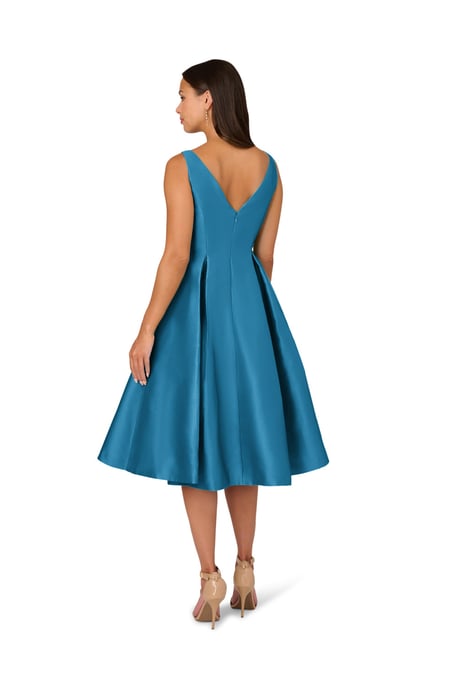 Sleeveless Tea Length Dress - Image 2