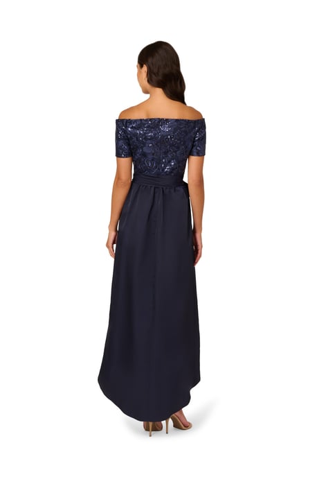Sequin Taffeta Gown - Image 2