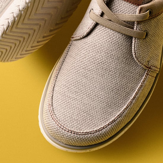 RelaxLite Lace Sand Textile Shoes - Image 5