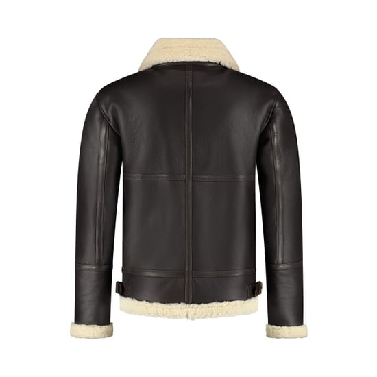 Cycas D'or Hunter shearling chocolate bruin lammy coat chocolade bruin - Image 2