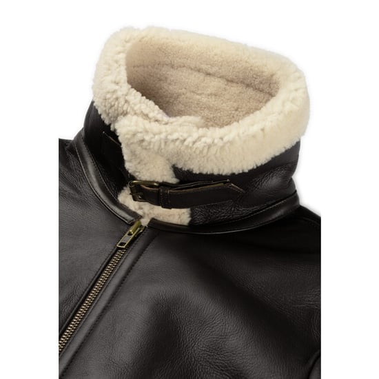 Cycas D'or Hunter shearling chocolate bruin lammy coat chocolade bruin - Image 4