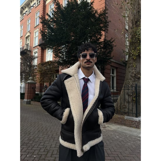 Cycas D'or Hunter shearling chocolate bruin lammy coat chocolade bruin - Image 5