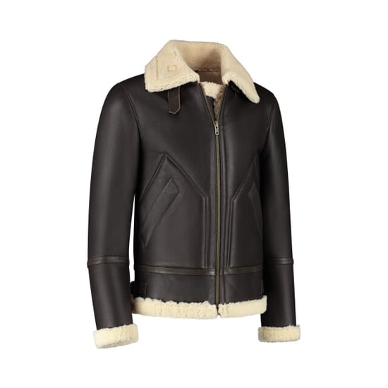 Cycas D'or Hunter shearling chocolate bruin lammy coat chocolade bruin - Image 6