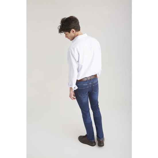 Cup of Joe Leo heren slim-fit jeans space blue - Image 4