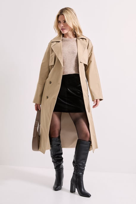 Croc Faux Leather Mini Skirt - Image 4