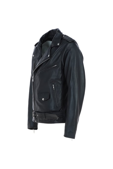 'Hayden' Real Leather Fashion Biker Jacket - Image 3