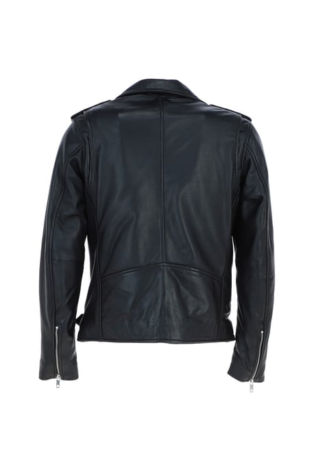 'Hayden' Real Leather Fashion Biker Jacket - Image 4