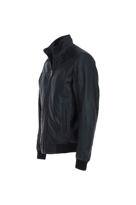 'Firenze' Exquisite Real Leather Bomber Jacket - Image 3