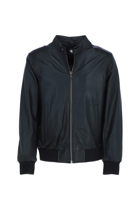 'Volare' Lightweight Real Leather Bomber Jacket - Image 2