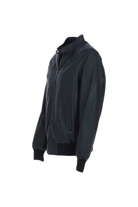 'Volare' Lightweight Real Leather Bomber Jacket - Image 3