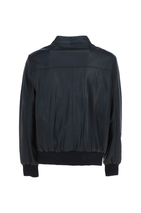 'Volare' Lightweight Real Leather Bomber Jacket - Image 4