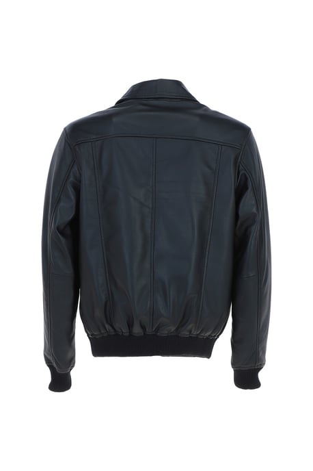 'Giovanni' Exquisite Real Leather Bomber Jacket - Image 4