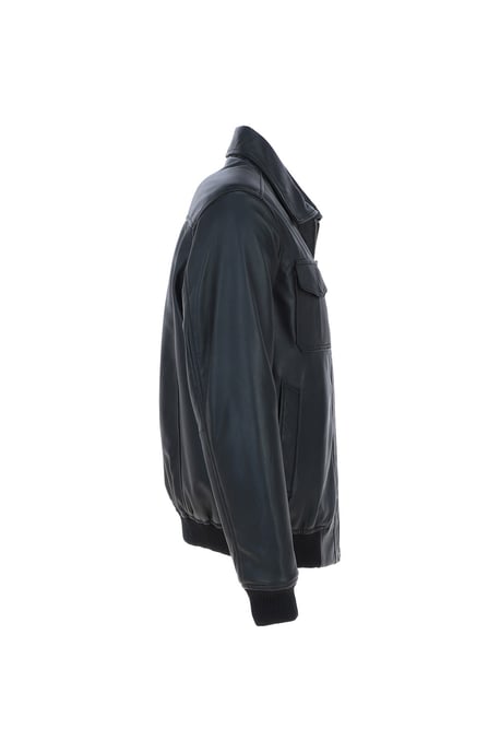 'Giovanni' Exquisite Real Leather Bomber Jacket - Image 5