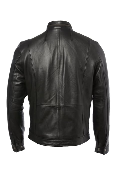 'Edinburgh' Real Leather Bomber Jacket - Image 4