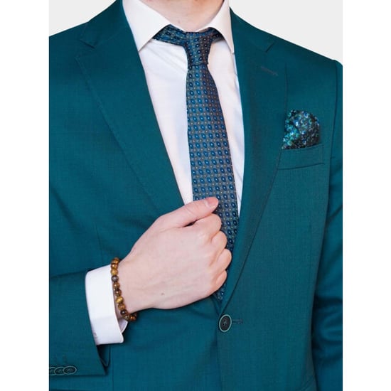 Bos Bright Blue Kostuum fresco modern fit bs20/01600 - Image 3