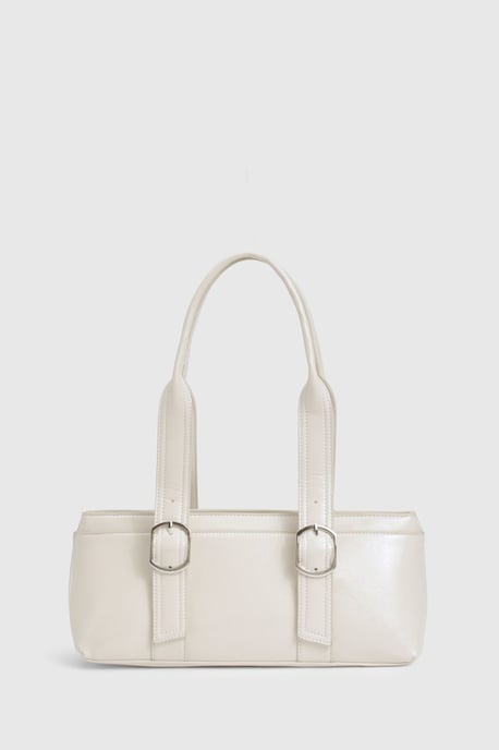 Double Buckle Detail Bowling bag - Image 2