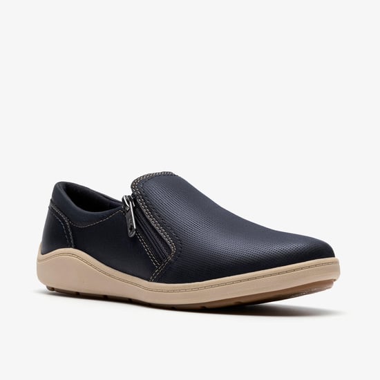 Bryianne Ashly Navy Leather Shoes - Image 4