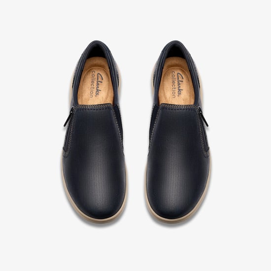 Bryianne Ashly Navy Leather Shoes - Image 6