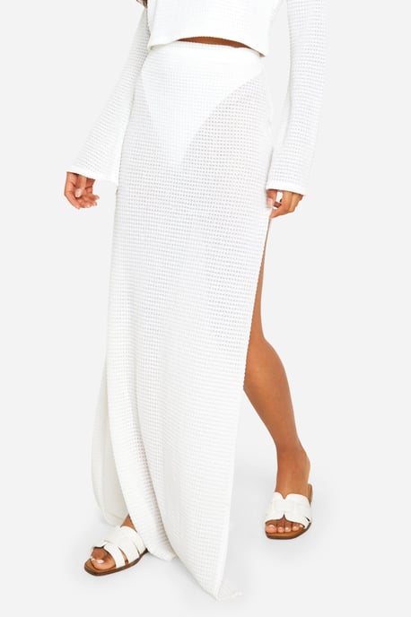 Knitted Maxi Skirt - Image 4