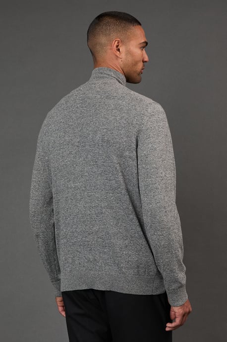 Cotton Rich Half Zip Jumper - Image 4