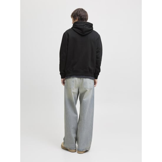 Jack & Jones jornorrebro emb sweat hood noos 12282861 black - Image 2
