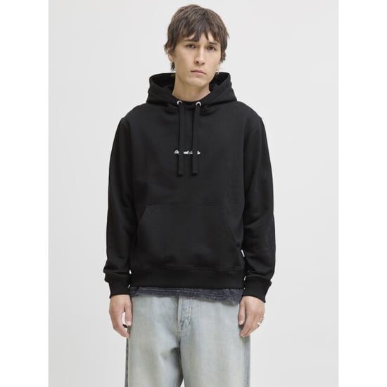 Jack & Jones jornorrebro emb sweat hood noos 12282861 black - Image 3