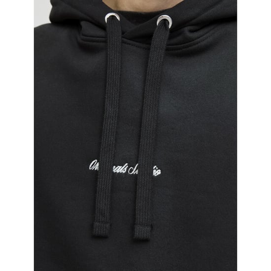 Jack & Jones jornorrebro emb sweat hood noos 12282861 black - Image 6