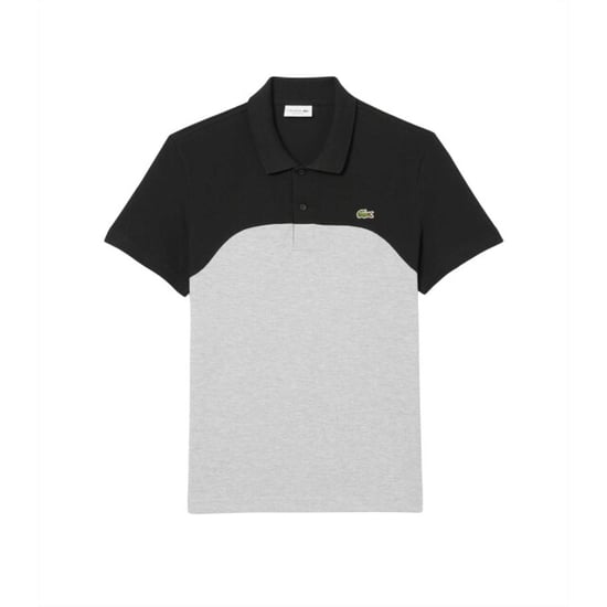 Lacoste Polo s25 silver black grijs - Image 1