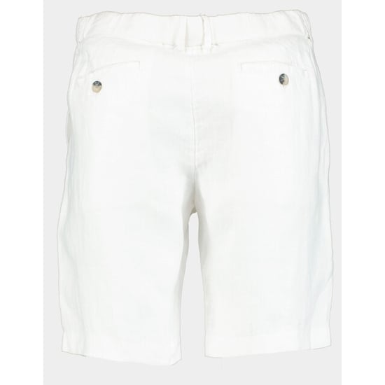 Blue Coast Korte broek 100% linnen 502/0000 blanco - Image 2