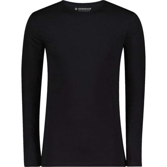 Garage Bodyfit t-shirt longsleeve o neck black - Image 2