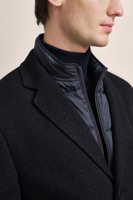 Bugatti Herren Mantel met giletflap - Image 5