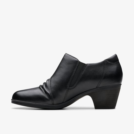 Emily2 Braley Black Leather Shoes - Image 2